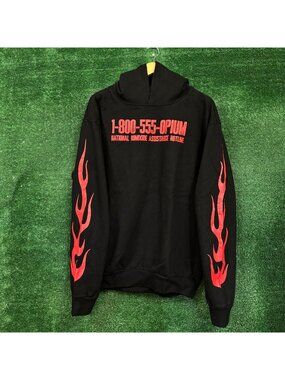 HXG Homixide Gang OPIUM National Homixide Assistance Hotline Hoodie Size Large